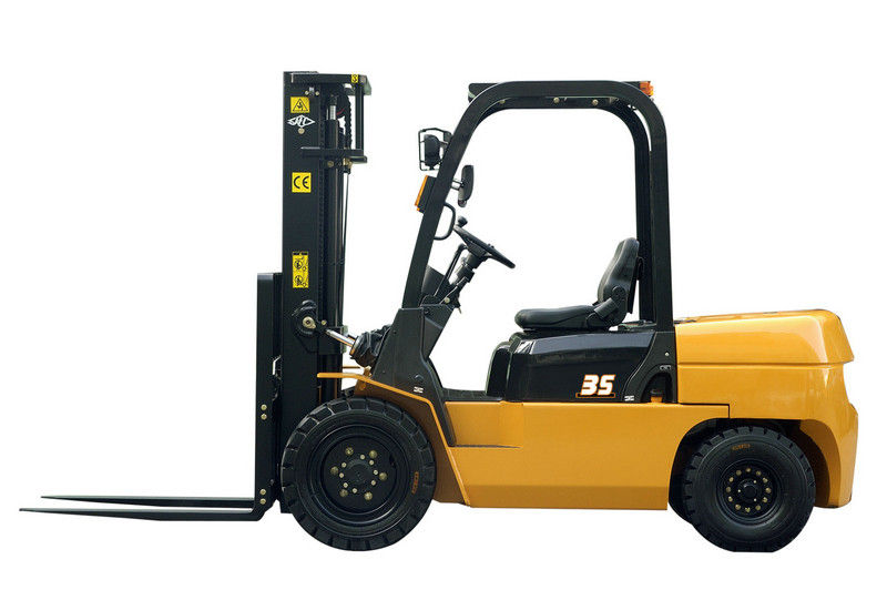 Hangcha Diesel Forklift Truck 3.5 Ton With NISSAN Engine For Airport