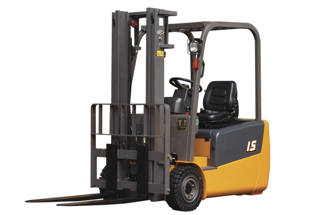 3 Wheel Electric Forklift Truck 1.8T Capacity 500mm Load Center
