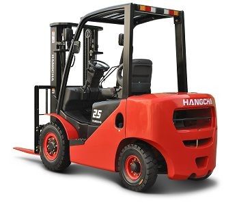 Four Wheel Gasoline Forklift Truck For Container , 3m Lifting Height