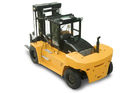 China Four Wheel Diesel Fork Lift Truck Safety 16t Capacity 3000mm Lifting Height distributor