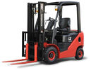 China Red 1 Ton Heavy Duty Diesel Forklift Truck , Warehouse Reach Forklifts distributor
