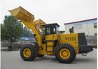3T Cummins Engine Compact Wheel Loader , Utilities Construction Front Loader for sale