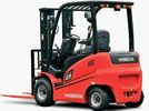 China 1.8T Toyota 4 Wheel Electric Forklift Truck , Full-Free Mast And Sideshift distributor