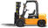 Sea Port Diesel Forklift Truck / 500mm Load Center Pallet Jack Fork Lift supplier