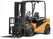 Electric Forklift Truck 4.5T Counterbalance , 3000mm High Mast Lifting Fork Lift supplier