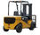 Electric Forklift Truck 4.5T Counterbalance , 3000mm High Mast Lifting Fork Lift supplier