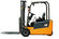 1.3 Ton AC Electric heavy duty Forklifts Truck Curtis Control CE Mark supplier