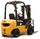 Warehouse Gasoline Forklift Truck 1.8T Loading Cargo 500mm Load Center supplier