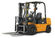 4 Wheeled 2T Gasoline Forklift Truck With Pneumatic Tire 3000mm Lifting supplier