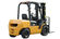 2.5 Ton Gasoline Forklift Truck / Pallet Fork lift For Factory Selecting / Picking supplier