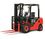 cheap  Four Wheel Gasoline Forklift Truck For Container , 3m Lifting Height
