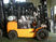 Gas / LPG Forklift Truck Hangcha , Narrow Aisle Load Forklift With 2 Stage Mast supplier
