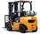 cheap  1.5T Seatable Counterbalance Nissan Engine Powered Forklift Truck 500mm Load Center