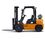 2500kg Unloading Counterbalance Forklift Truck / Yellow High Reach Fork Lift supplier